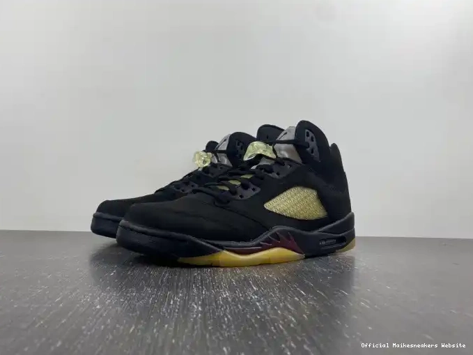 Official Maikesneakers Jordan FD1330-001 Ma Black A Maniere x 5 Air 0606